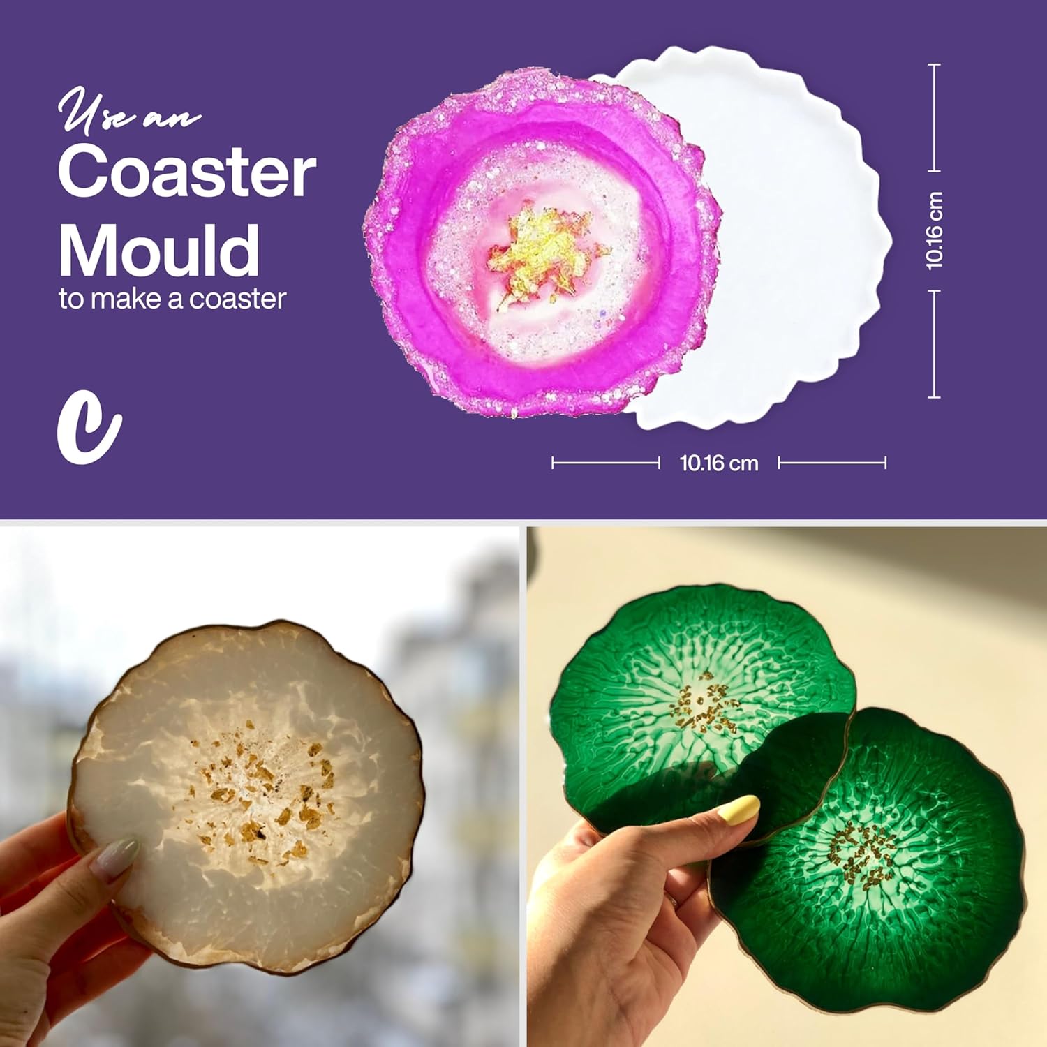 Resin coaster tutorial